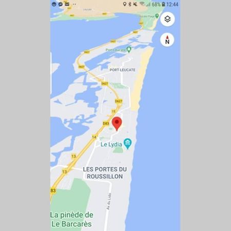 T2, Vue Sur Mer, Terrasse, Parking Prive Le Barcarès Exteriör bild