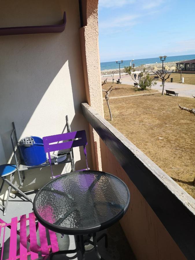 T2, Vue Sur Mer, Terrasse, Parking Prive Le Barcarès Exteriör bild
